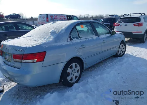 2007 Hyundai Sonata Gls from USA, damaged, VIN 5NPET46C47H265460